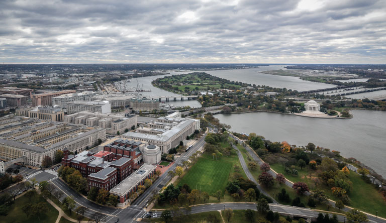 Aerial-of-the-National-Mall-washington-dc-usa